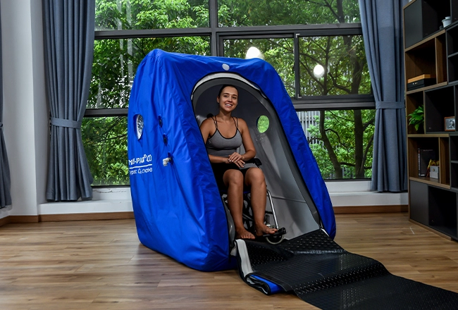 camera iperbarica morbida per uso domestico
